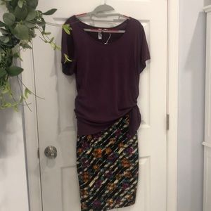 Lularoe classic T and Cassie skirt